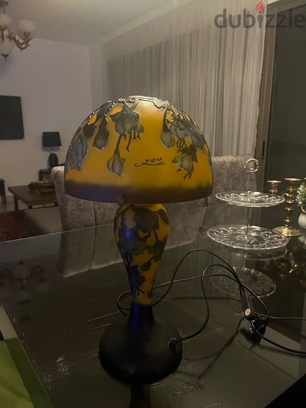 table lamp لامبدير انتيك اصلي قديم ماركة gall 2