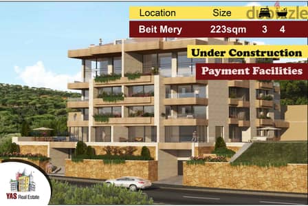 Beit Mery 223m2 | Under Construction | Payment Facilities | View | AM