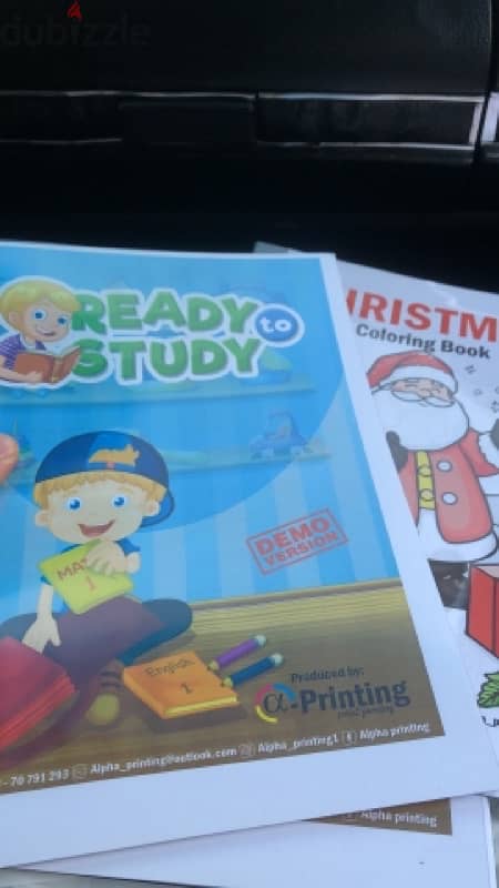 ready to study book / christmas coloring book 1