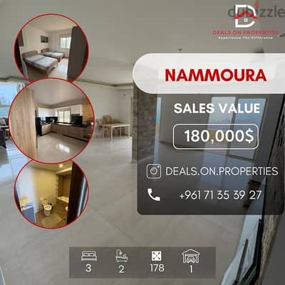 Apartment for Sale in Nammoura شقة للبيع في النمورة