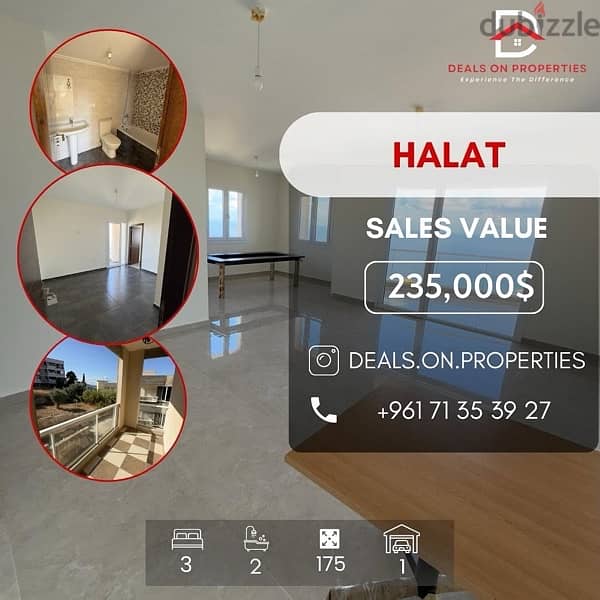 Apatment for sale in hallat شقة للبيع في حالات 0