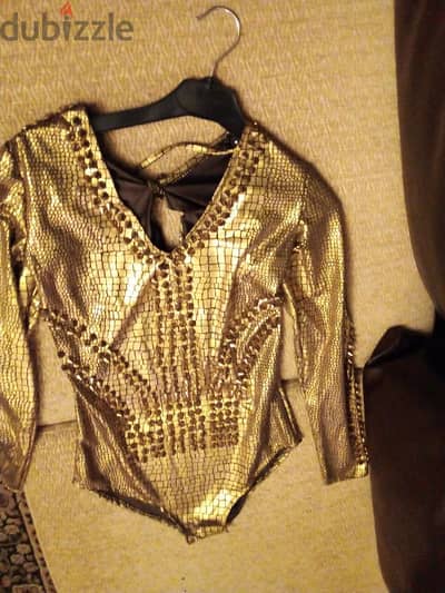 gold chemise body