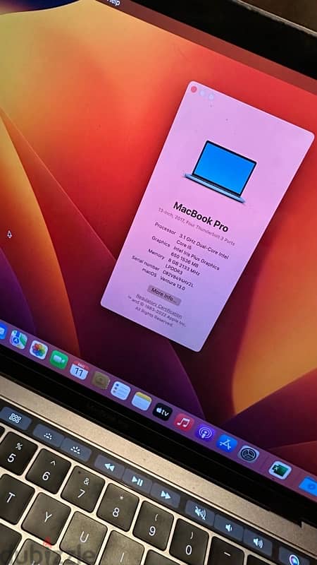 Macbook pro 13inch 2017 (with touch bar) Almost new 2