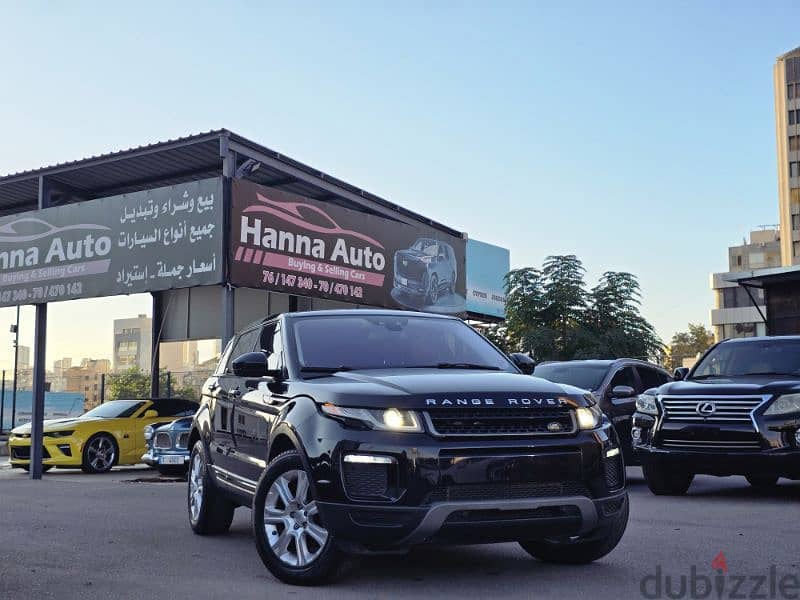 Land Rover Evoque 2016 Clean car fax black on black no accident topcar 0