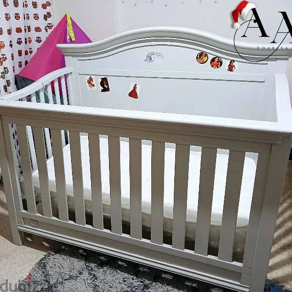 Baby Wood Bed- سرير خشب للاطفال 0