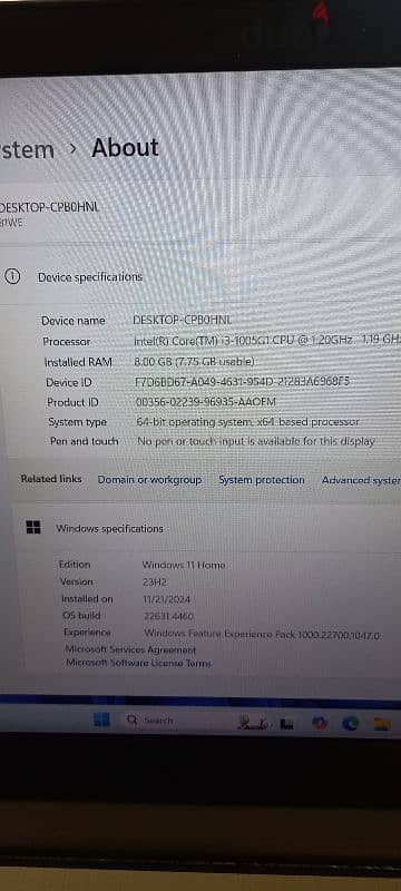 Lenovo laptop v3 Gen 10 8 gb ram 0