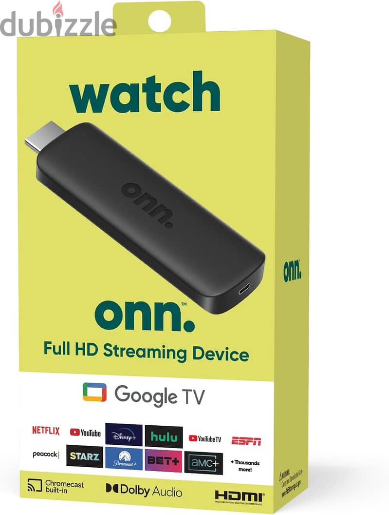 Onn Android TV Full HD Streaming Device (New, 2023) 0