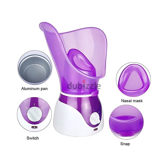 Hot Mist Facial Steamer for Pore Cleansing, 2 Steam Levels, 50ml 4