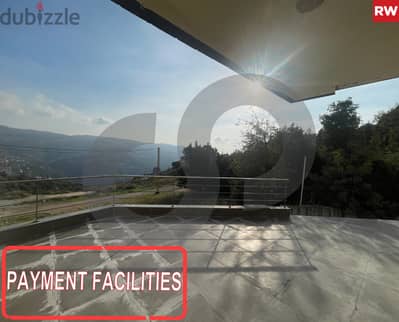 115 SQM TERRACE - GARDEN / PAYMENT FACILITIES IN AJALTOUN  REF#RW01428