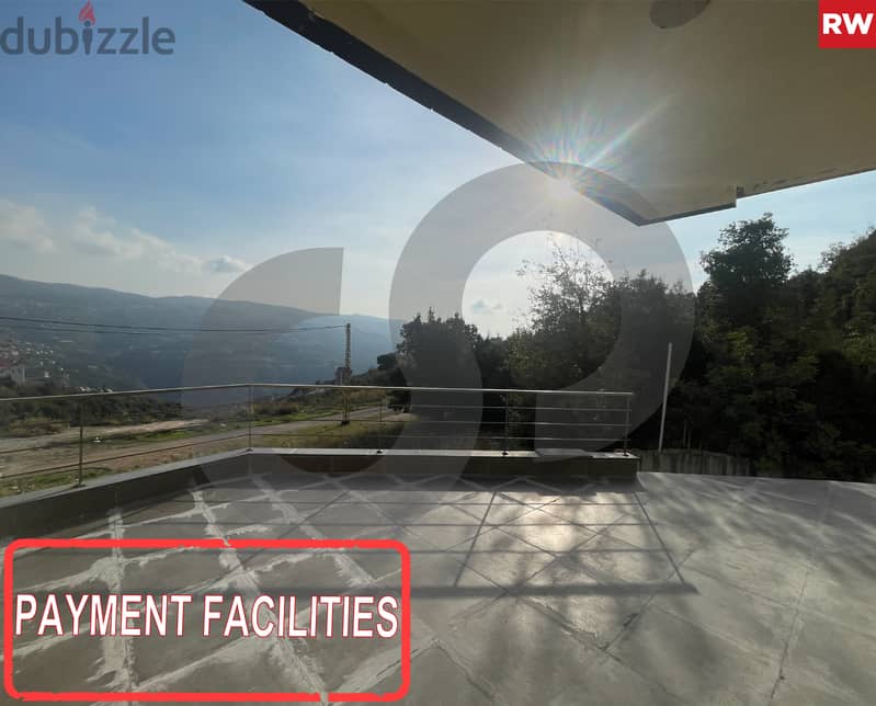 115 SQM TERRACE - GARDEN / PAYMENT FACILITIES IN AJALTOUN  REF#RW01428 0