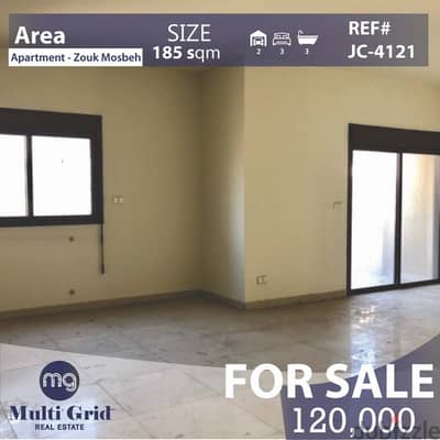 JC-4121 / Apartment for Sale in Zouk Mosbeh , شقة للبيع في زوق مصبح