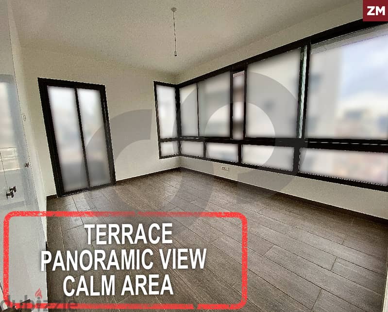 terrace- panoramic view-calm area - Achrafieh/اشرفيه REF#ZM115585 0