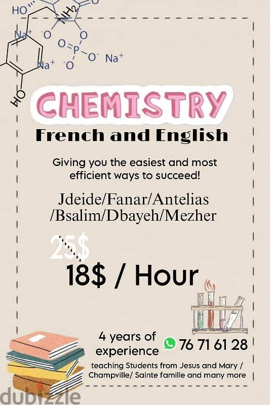 Private Chemistry/Chimie Teacher 0