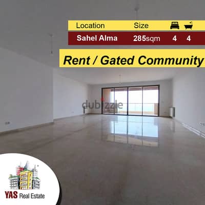 Sahel Alma 285m2 | Open View | Rent | Gated Community | IV |