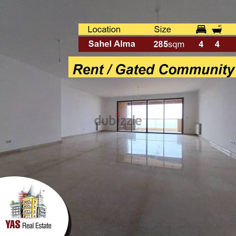 Sahel Alma 285m2 | Open View | Rent | Gated Community | IV | 0