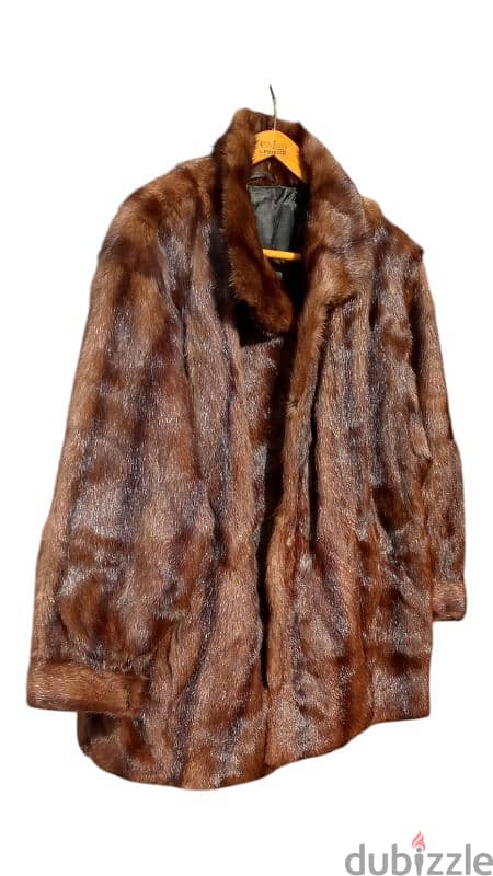 Red Mink fur jacket 100% natural like new 0