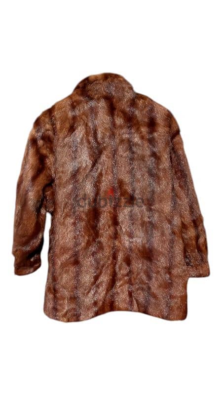 Red Mink fur jacket 100% natural like new 2