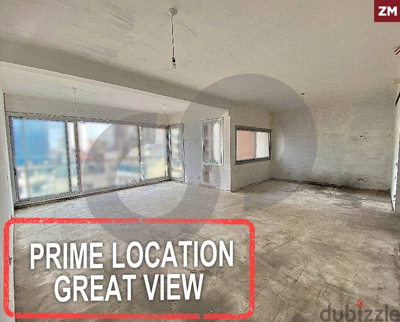 prime location-great view -achrafieh/اشرفيه REF#ZM115607 0