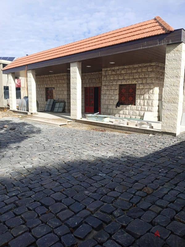 ارض مع بيت في الشوف للبيع land with house for sale in shouf 9