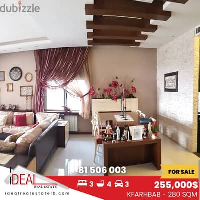 Fully Furnished Luxury Duplex 280 sqm for sale in Kfarhbab REF#CE22083