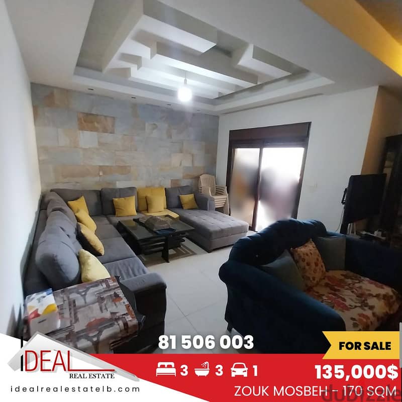 170 sqm Apartment for Sale in Zouk Mosbeh REF#DN12003 0