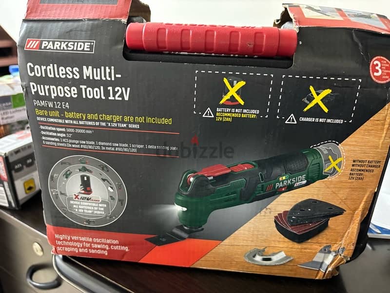 PARKSIDE CORDLESS MULTI PURPOSE TOOL 0