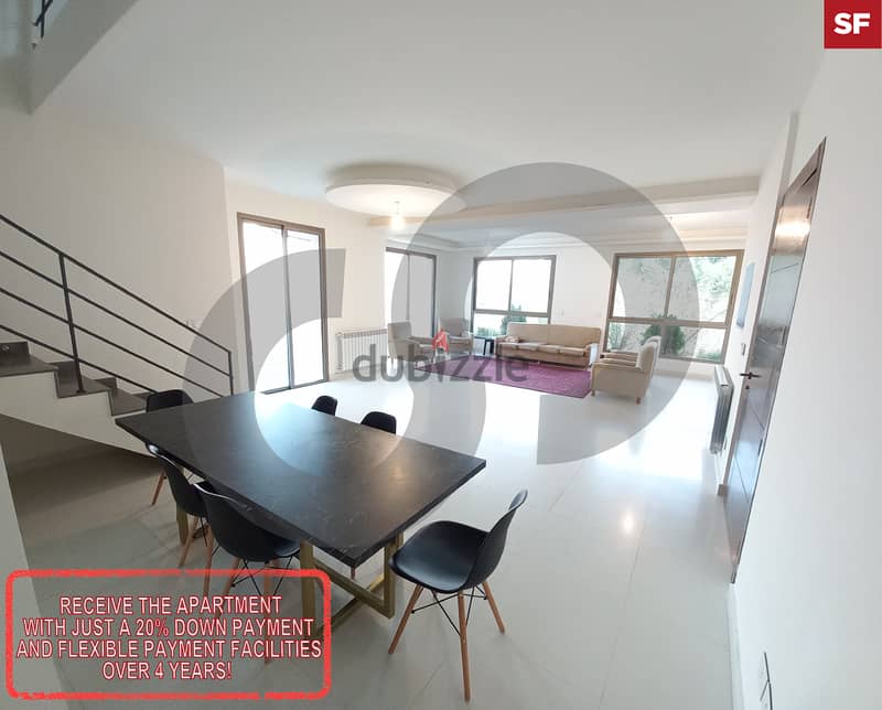 4 years payment facilities-duplex- Bikfaya/بكفيا REF#SF115301 0