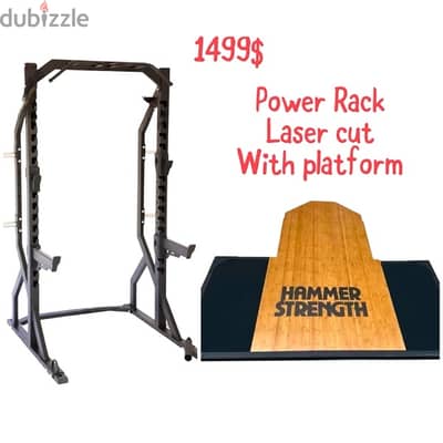 Power Rack with platform اجنبي