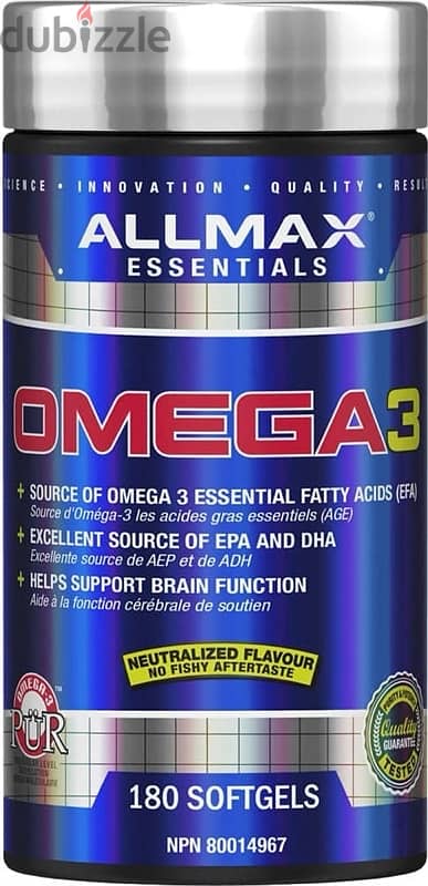 All Max omega 3 180 serving