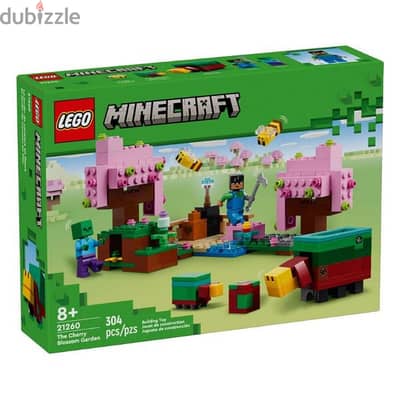 Lego Minecraft Cherry Blossom Garden 298 pcs