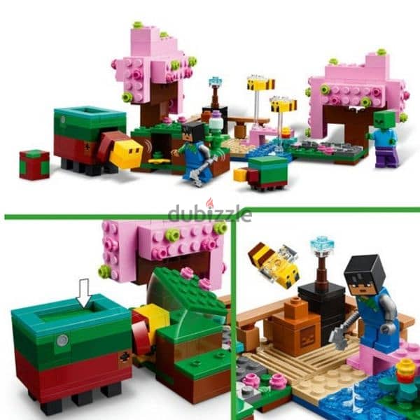 Lego Minecraft Cherry Blossom Garden 298 pcs 1