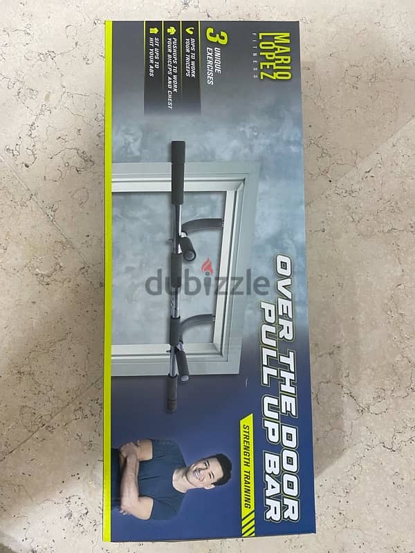 Mario Lopez Fitness " Over-the-Door Pull-Up Bar " 3ARMS 0