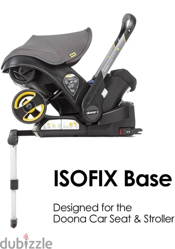 Doona+ Baby Car Seat & Travel Stroller with isofix car base 6