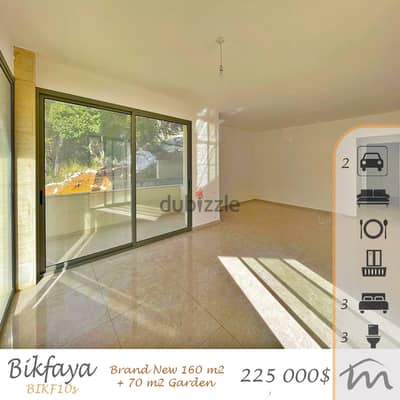 Bikfaya | Brand New 160m² + 70m² Backyard Garden | Big Balcony | Catch