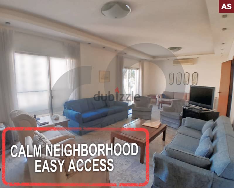 Calm AREA- Easy access -Achrafieh Sioufi /اشرفيه سيوفي  REF#AS115625 0