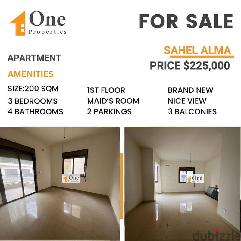 APARTMENT FOR SALE IN SAHEL ALMA 0