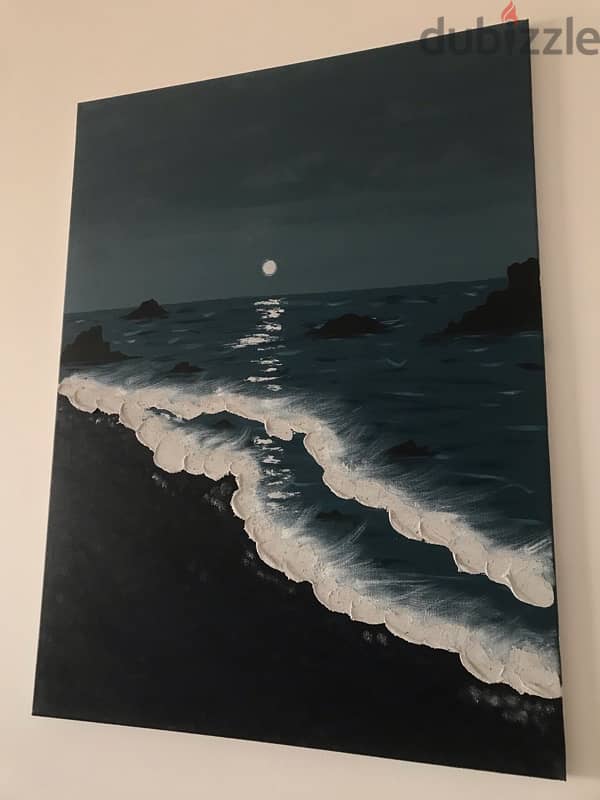 Original Painting - ‘Nightfall by the Sea’ 1