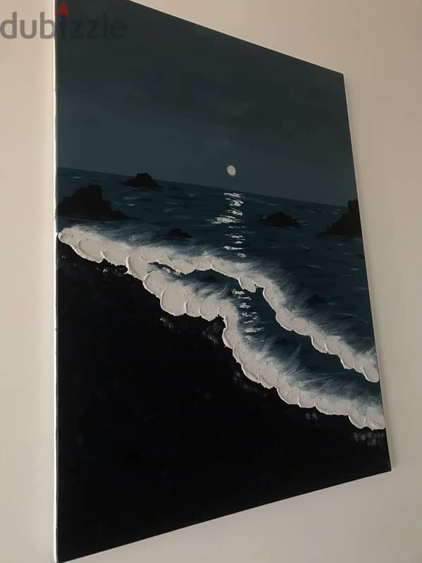 Original Painting - ‘Nightfall by the Sea’ 2