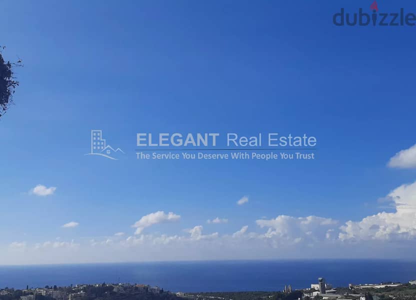 Land for Sale | Open Sea View | Amchit 1