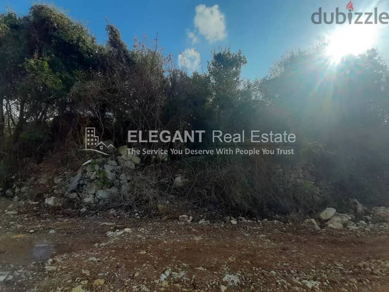 Land for Sale | Open Sea View | Amchit 2