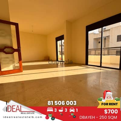 250 sqm Semi- furnished duplex for rent in Dbayeh REF#KZ306