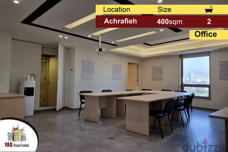 Achrafieh/Aadliyeh 400m2 | Office | Super Luxury | Prime LocatioN | PA