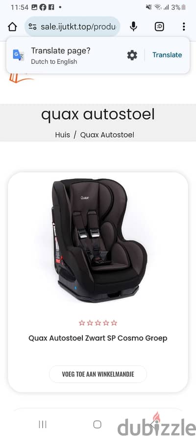 German carseat isofix with rotation grey color like new