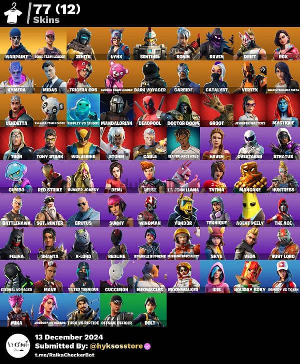 Fortnite og account with og save the world 0