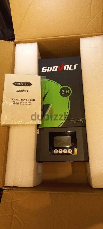 inverter grovolt 3.6 on off tie grid like new with box