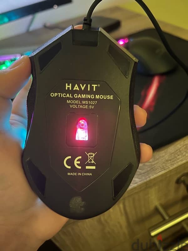 havit gaming mouse 4k dpi model:MS1027 0