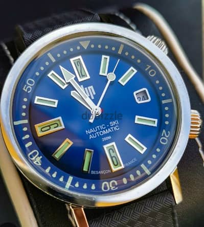 Lip diver watch made in France