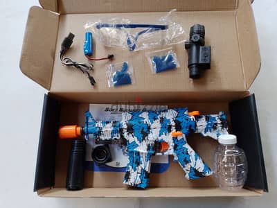 Electric soft gel bullet gun with lazer