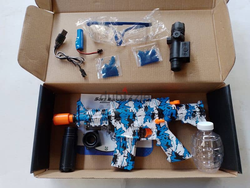 Electric soft gel bullet gun with lazer 0