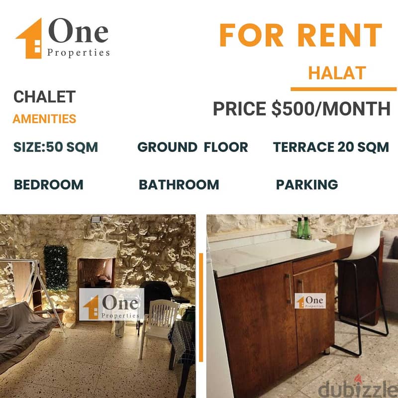 CHALET FOR RENT IN HALAT 0